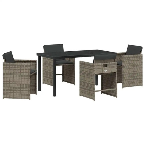 Garden dining set with cushion - garden,