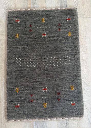 Handmade gabbeh rug 2x3 - gabbeh,
