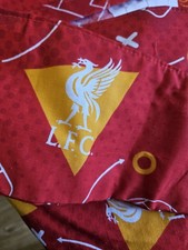 Pair Of Red Cotton Liverpool