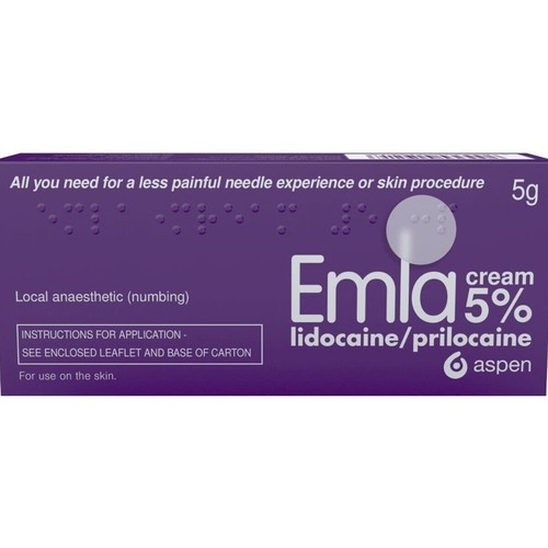 Emla numbing cream - -,