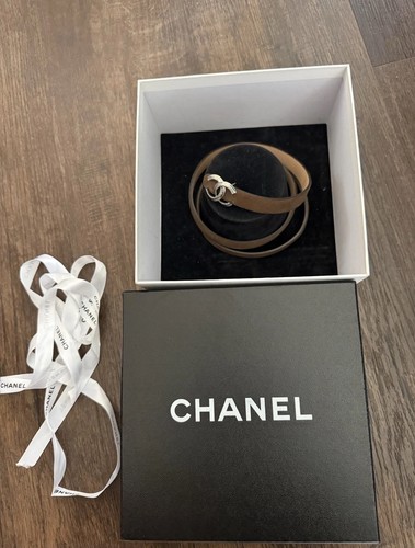 Chanel suede leather belt - suede, with