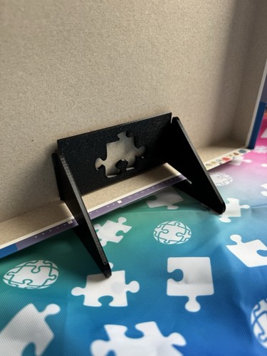 Jigsaw puzzle lid stand - puzzle,
