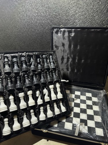 Marble 12x12inch chessboard - marble,