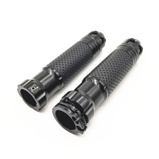 1 Pair Throttle Twist Tube CNC Hand Grip For Motorcycle 7/8in 22mm Handlebar