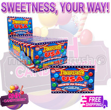 Zed Candy Jawbreakers USA 140g Theatre Box Fruit Flavoured Bubble Gum Centre