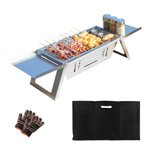 Stainless charcoal grill - stainless,