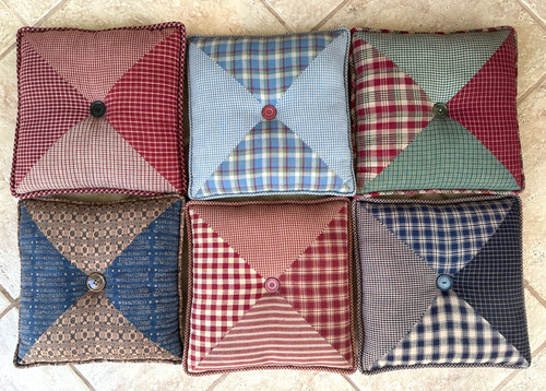 Handmade patchwork homespun - handmade,