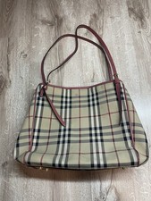 BURBERRY London Red Leather