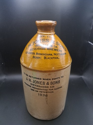 1936 dated stoneware - 1936, flagon