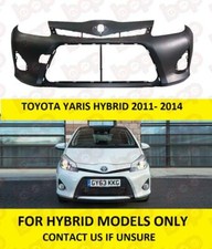 TOYOTA YARIS 2011 - 2014 FRONT BUMPER BRAND NEW INSURANCE HYBRID MODELS ONLY 