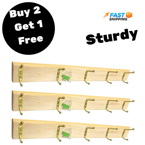 Strong wooden wall coat - wooden,