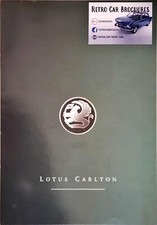 Vauxhall Lotus Carlton Brochure 1992 V7466