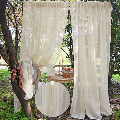 Linen curtains outdoor sheer - curtains,