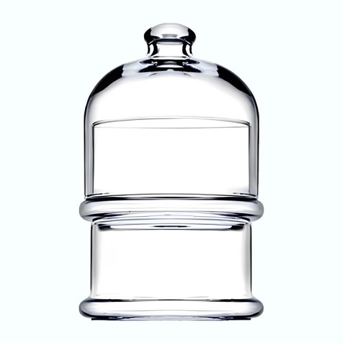 Pasabahce tier glass cookie - 2-tier,