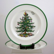 2x Spode Christmas Tree Dinner