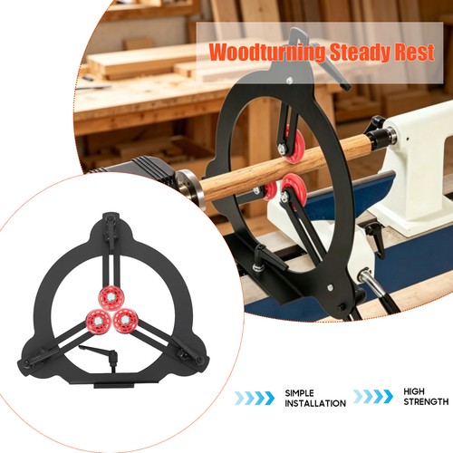 Woodturning steady rest round - woodturning,