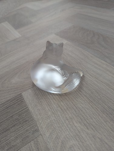 Lalique crystal frosted - lalique, happy