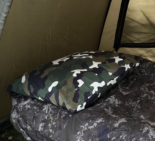 Camo carp fishing pillow - carp,