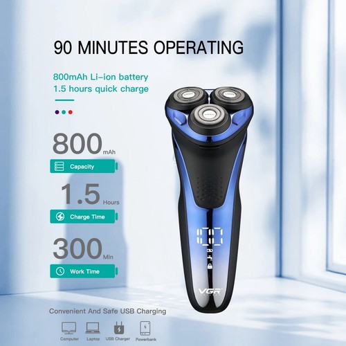 Electric shaver wet - shaver, dry