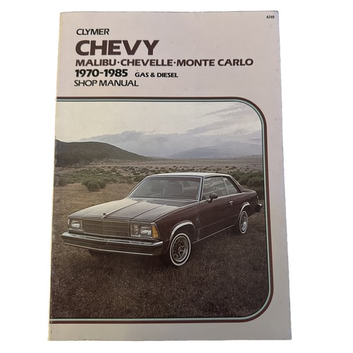 Clymer malibu chevelle - clymer, monte