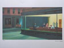 Edward Hopper Signed - Nighthawks - Certificate