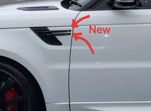 Side vent trims for range - vent,