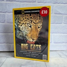 National Geographic: Big Cats DVD Box Set Cheetahs Leopards Lions Tigers - New