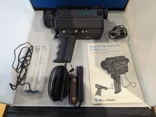 Vintage BELL & HOWELL Filmosonic/XL Model 1236 SUPER 8 SOUND Movie Camera