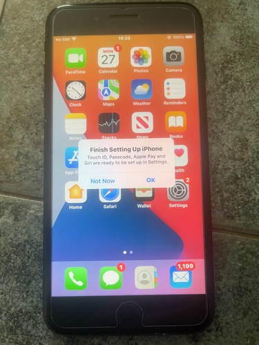 Apple iphone plus black - 7,