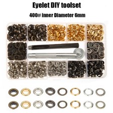 400-Pack 3/16in Grommet Eyelet