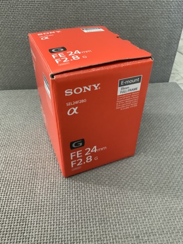Sony 24mm g lens for - 24mm, f/2.8