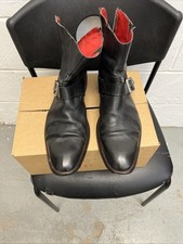 Jeffery West Rock Showman Mens Zip Chukka Ankle Slip On Boots Size 10