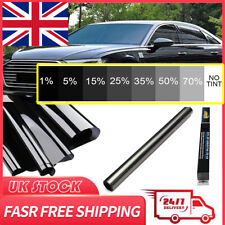 CAR WINDOW TINT AUTO TINTING FILM LIMO BLACK DARK MEDIUM LIGHT ULTRA LIGHT UK