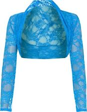 Womens Cropped Lace Shrug