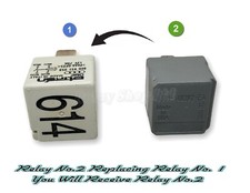 87-Audi VW Fuel Pump 4-Pin White (Replacement) Relay-614 8E0951253 Bitron 70A