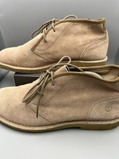 Mens Timberland Earthkeeper Brasstown 5504 Taupe Leather Lace Up Chukka Boots