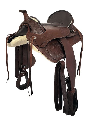 Western treeless saddle utah - western,
