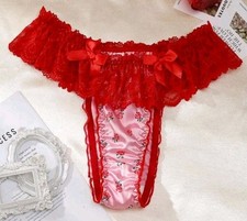 Womens Frilly Ruffle & Bows