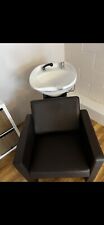 Salon Beauty Washing Shampoo Hairdressing Barber Back Wash Chair Basin Sink Unit