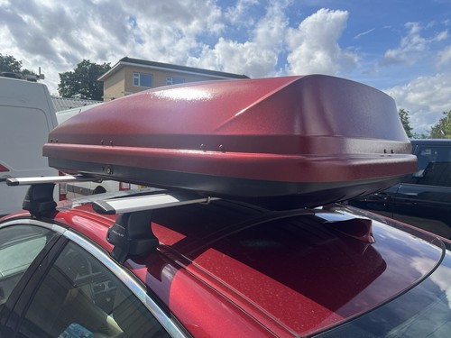 Exodus red car - roof, box