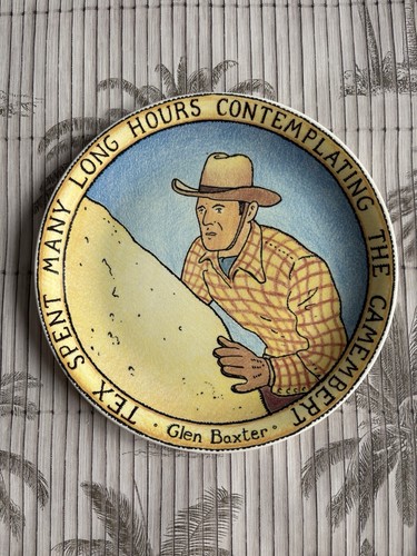 Glen baxter plate baxterware - glen,