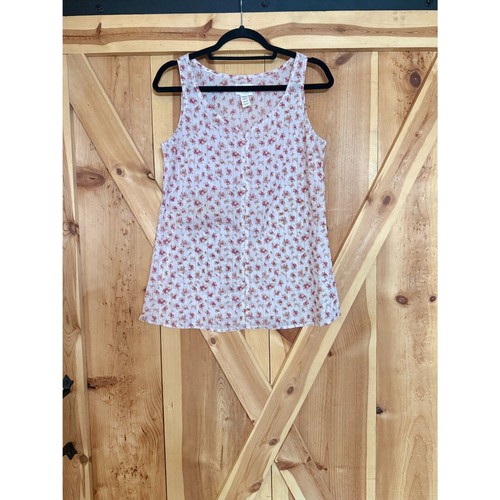 Levi floral smocked tank top - floral,