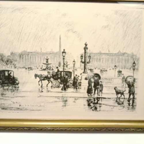 Paris pluie place la - place, de