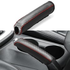 Car Interior Handbrake Cover Guard PU Leather Protector Universal Accessories