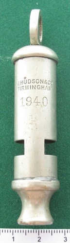 Military whistle dated 1940 - military,