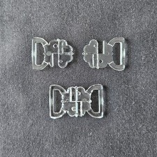 Bikini Clasp Fastener Clear -