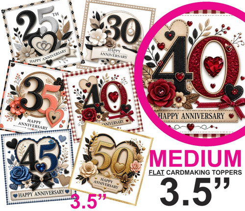 Anniversary milestone card - milestone,