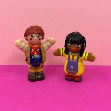 Rare Vintage Rosie & Jim Toy Mini Figures Set Cult Kids TV Show 1990s
