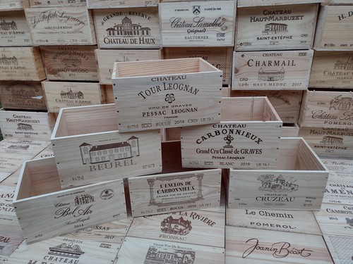 Wooden wine box crate small - wooden,