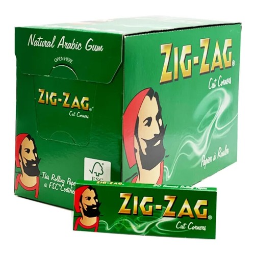 Zig zag green standard regular - zig,